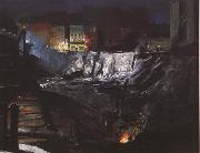 George Bellows Excavation at Night (mk43) Spain oil painting reproduction